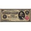 Image 1 : 1891 $5 Silver Certificate Note