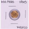 Image 1 : 1945 Mexico Dos Pesos Gold Coin
