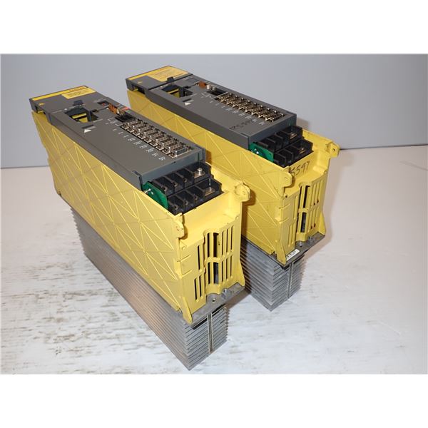 (2) Fanuc # A06B-6079-H208 Servo Amplifier Modules