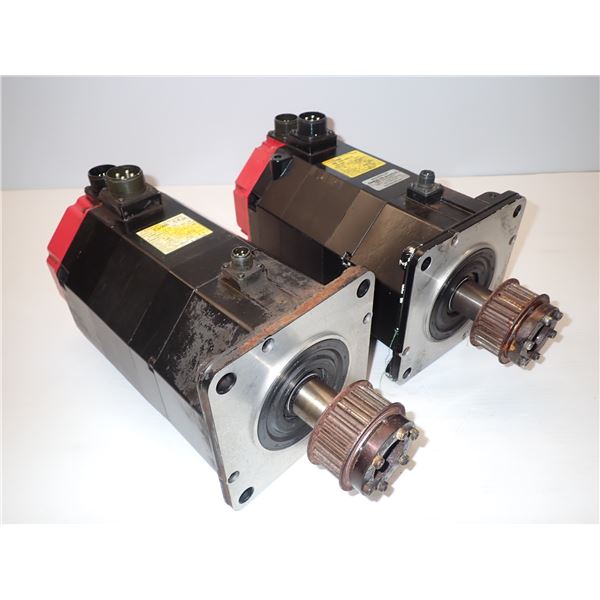 (2) Fanuc # A06B-0142-B175 AC Servo Motors