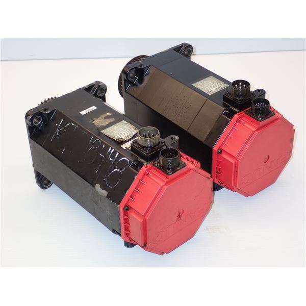 (2) Fanuc # A06B-0147-B076#7000 AC Servo Motors