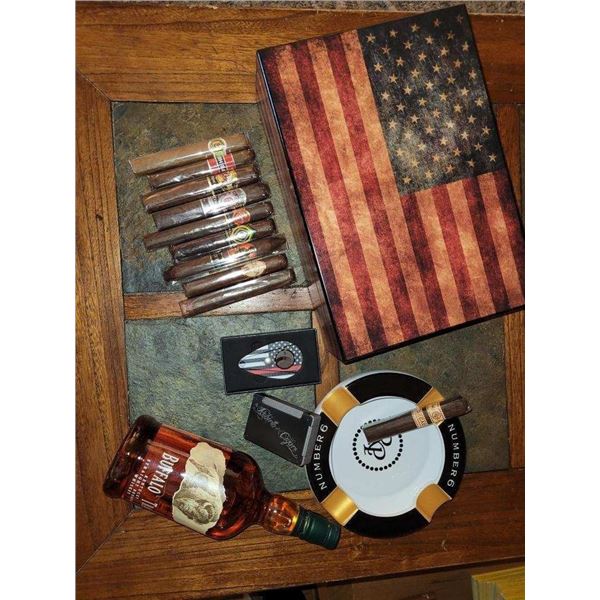 Cigar & whiskey package