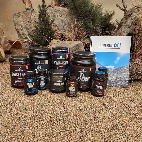 Wilderness Athlete 28-day Rebuild Program with guide & supplements