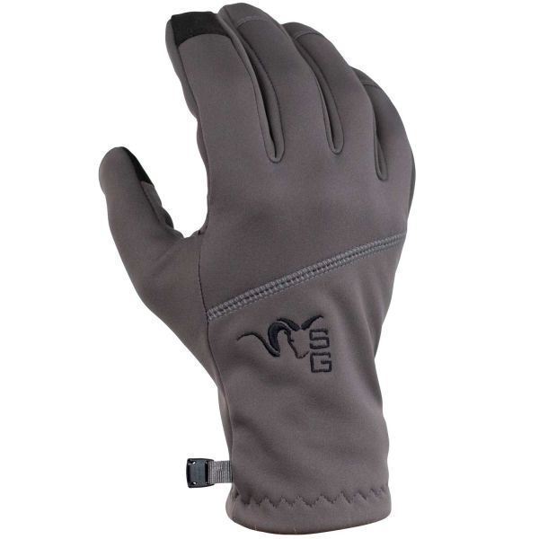 Graupel fleece gloves (granite grey) LG