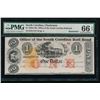 Image 1 : 1840s-70s $1 Charleston SC Obsolete Note PMG 66EPQ