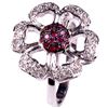 Image 1 : Sparkling 1.5 Ct Natural Diamond Flower Ring