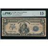 Image 1 : 1899 $5 Chief Silver Certificate PMG 15