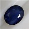 Image 1 : 4.12 CTS OVAL SAPPHIRE 12x9 MM - HEAT TREATED