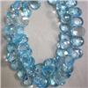 Image 1 : 388 CTS TOPAZ TEAR DROPS STRAND 16x11-13x9 MM