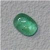 Image 1 : 0.38 CTS OVAL EMERALD CABOCHON 6x4 MM - INCLUDED