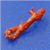 Image 1 : 40 CTS FREE FORM NATURAL ITALIAN CORAL BRANCH 55x13 MM