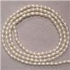 Image 1 : 3x2 MM FRESH WATER PEARL STRAND - 16 INCHES