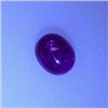 Image 1 : 0.72 CTS OVAL RUBY CABOCHON 5x4 MM