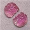 Image 1 : 5.25 CTS PAIR OF CARVED TOURMALINE 9x7 MM