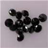 Image 1 : 1 CTS LOT OF ROUND BLACK DIAMOND 2 MM