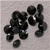 Image 1 : 1 CTS LOT OF ROUND BLACK DIAMOND 2.3 MM