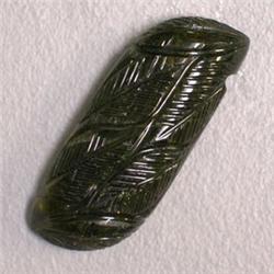 19 CTS CARVED TOURMALINE 28x11 MM