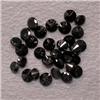 Image 1 : 1 CTS LOT OF ROUND BLACK DIAMOND 1.5-2 MM