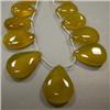 Image 1 : 333 CTS AGATE TEAR DROPS STRAND 26x20-20x15 MM