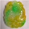 Image 1 : 117 CTS CARVED JADE 40x31 MM