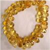 Image 1 : 252 CTS GOLDEN CITRINE BRIOLETTE STRAND 9x7 MM