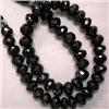 Image 1 : 123 CTS BLACK SPINEL RONDELLE STRAND 7 MM