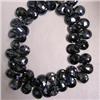 Image 1 : 243 CTS BLACK MYSTIC SPINEL TEAR DROP STRAND 12x8 MM