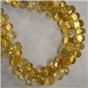 Image 1 : 174 CTS GOLDEN CITRINE BRIOLETTE STRAND 9x7 MM