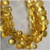 Image 1 : 346 CTS GOLDEN CITRINE BRIOLETTE STRAND 11x8 MM