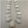 Image 1 : 100 CTS MOONSTONE BRIOLETTE STRAND 9x6 - 17x10 MM