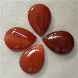 85 CTS LOT OF AGATE TEAR DROPS 25x17 MM