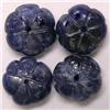 Image 1 : 16.10 CTS LOT OF CARVED SAPPHIRE RONDELLES 9 MM
