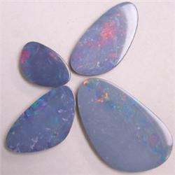 16.00 CTS LOT OF OPAL DOUBLET - IRREGULAR SHAPES