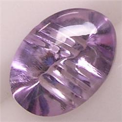 5.09 CTS LASER CUT AMETHYST 14x10 MM