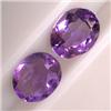 Image 1 : 4+ CTS 2 OVAL AMETHYSTS 10X8 MM