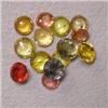 Image 1 : 4.00 CTS LOT OF MULTICOLOR ROUND SAPPHIRES - DIFFERENT SIZES