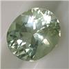 Image 1 : 5.80 CTS OVAL GREEN AMETHYST 13x11 MM