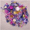 Image 1 : 10 CTS LOT OF MULTICOLOR ROUND SAPPHIRES