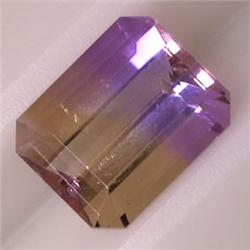 3.30 CTS EMERALD CUT AMETRINE 11x8 MM