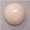 Image 1 : 13 CTS ROUND NATURAL ITALIAN CORAL CABOCHON 16 MM