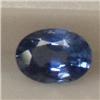 Image 1 : 0.92 CTS OVAL SHAPED BLUE SAPPHIRE 7x5 MM