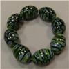 Image 1 : 19x14 MM LOT OF BLOWN GLASS (MILLEFIORI STYLE) BEADS