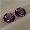 Image 1 : 3.50 CTS PAIR OF ROUND AMETHYST 8.5 MM