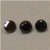 Image 1 : 0.23 CTS LOT OF ROUND BLACK DIAMOND 2-2.25 MM