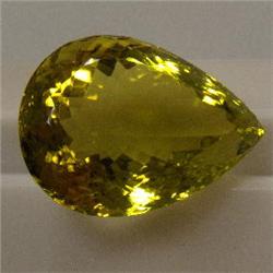 69 CTS PEAR SHAPED CITRINE 32x23 MM