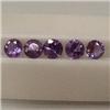Image 1 : 7.90 CTS LOT OF ROUND AMETHYST 8 MM