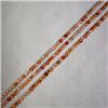 Image 1 : THREE STRANDS OF 2 MM RED AGATE