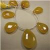 Image 1 : 130+ CTS AGATE TEAR DROPS STRAND