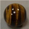 Image 1 : 45 CTS ROUND TIGER EYE BEAD 18 MM