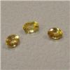 Image 1 : 0.70 CTS LOT OF OVAL YELLOW SAPPHIRE 4x3 MM - INCLUDED